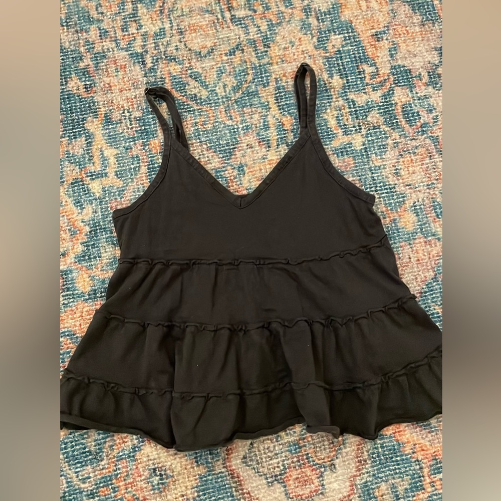 American Eagle Ruffled Tank Top